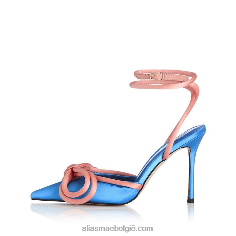 blauw satijn Alias Mae boogie 2T2T066