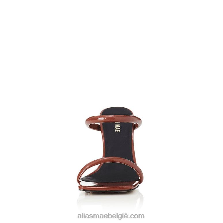 bruin gekreukt patent Alias Mae luwte 2T2T0130