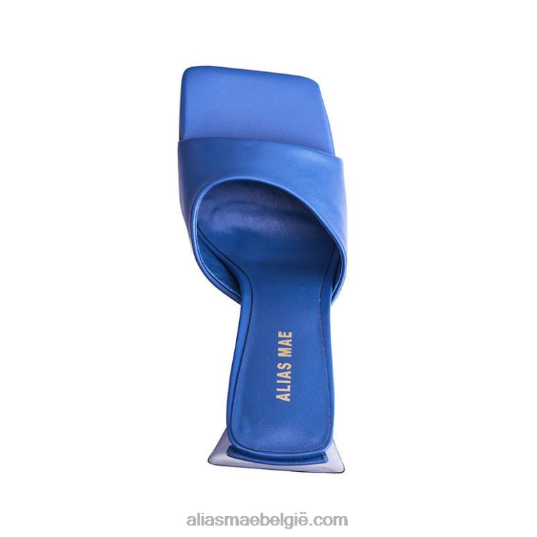 helder blauw leer Alias Mae rin 2T2T050
