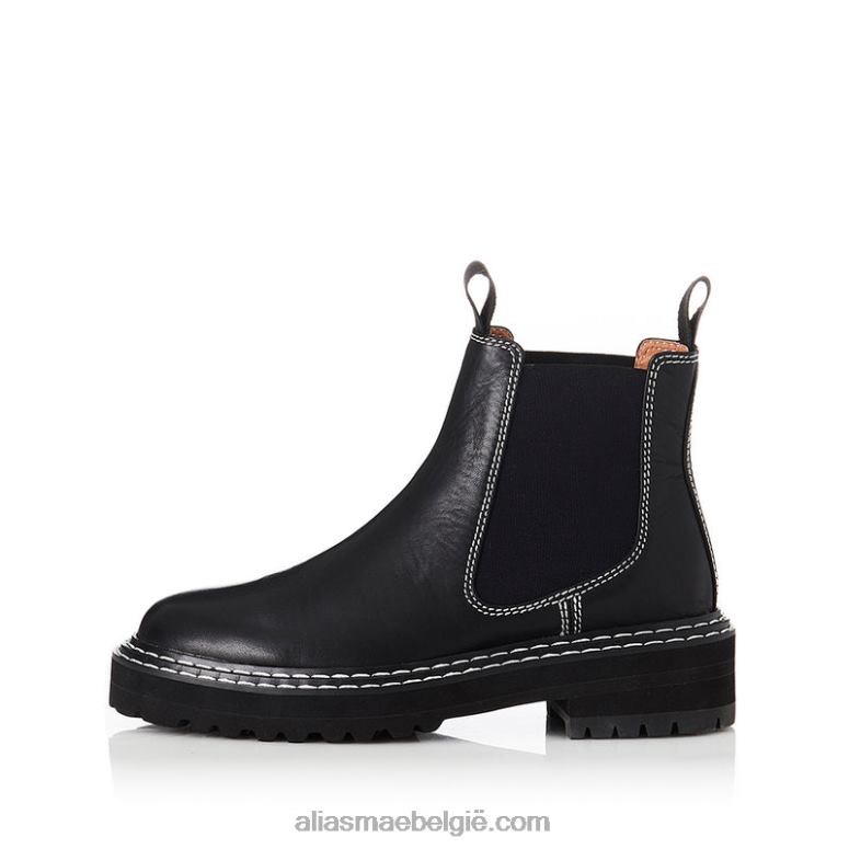 zwart leer Alias Mae Rome 2T2T0215
