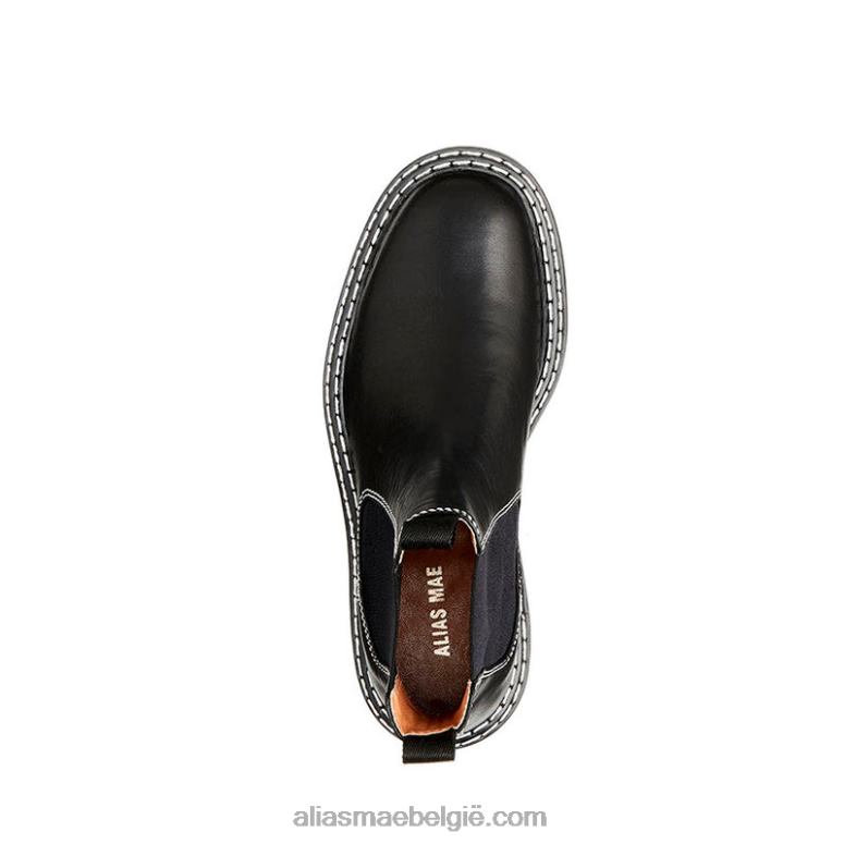 zwart leer Alias Mae Rome 2T2T0215
