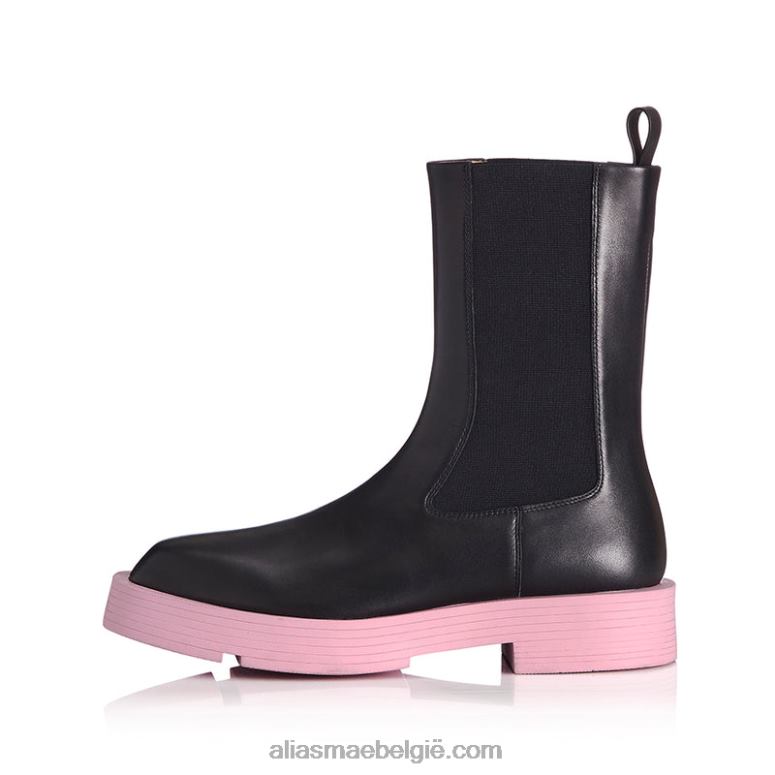 zwart/roze leer Alias Mae noch ik 2T2T0183