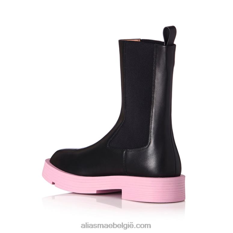 zwart/roze leer Alias Mae noch ik 2T2T0183