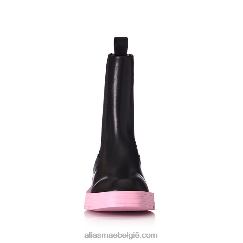 zwart/roze leer Alias Mae noch ik 2T2T0183
