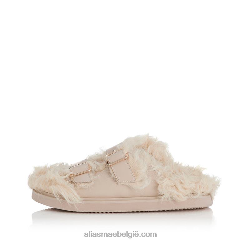 creme/natuurlijke schapenvacht/leer Alias Mae patti 2T2T0155