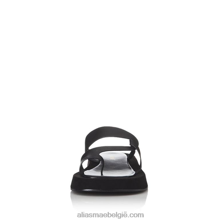 zwart leer Alias Mae polo 2T2T0169